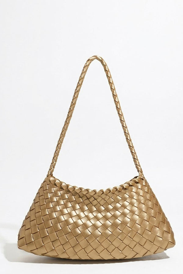 Hand-woven Vintage-style Underarm Shoulder Bag