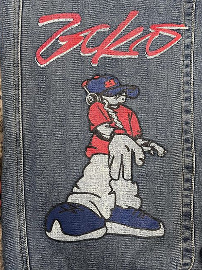 Streetwear Oversized Pockets Boyfriend Jeans