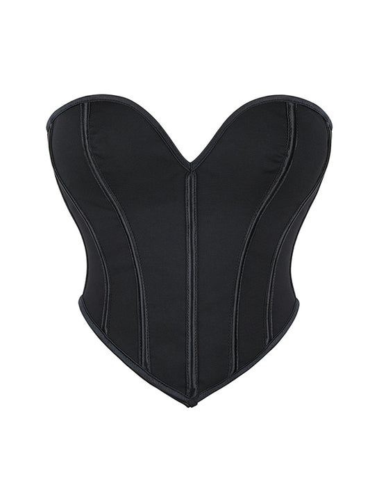 Mesh Breathable Heart Shaped Corset Top