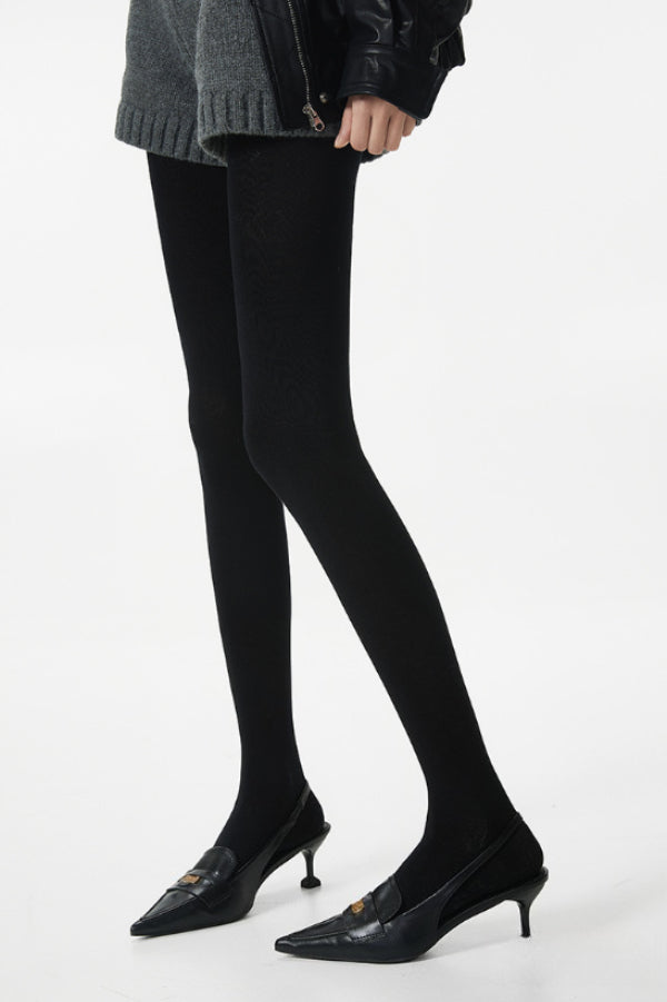 High Waist Knit Moisture Wicking Compression Tights