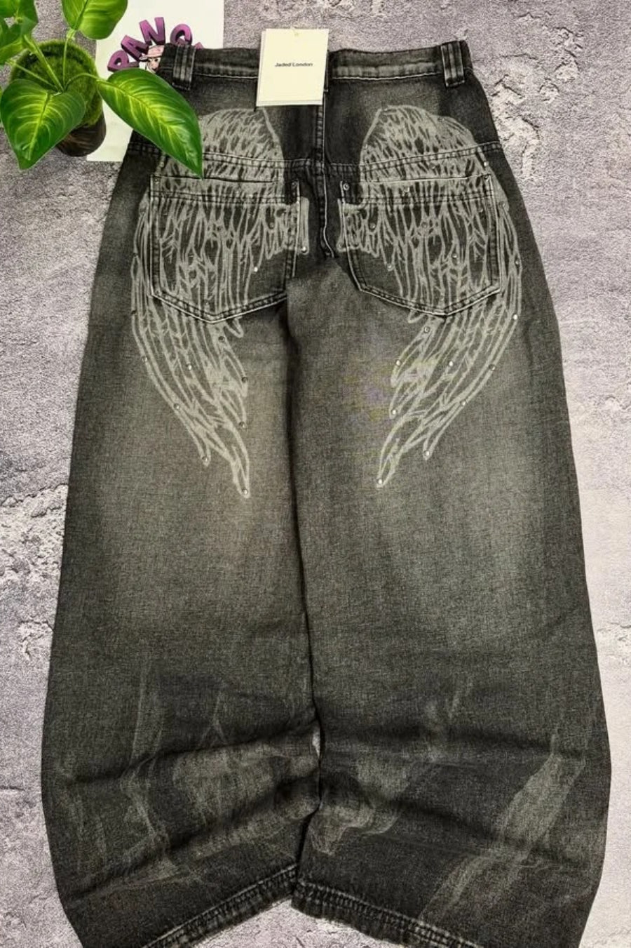 Retro Unisex Oversized Wide Pants