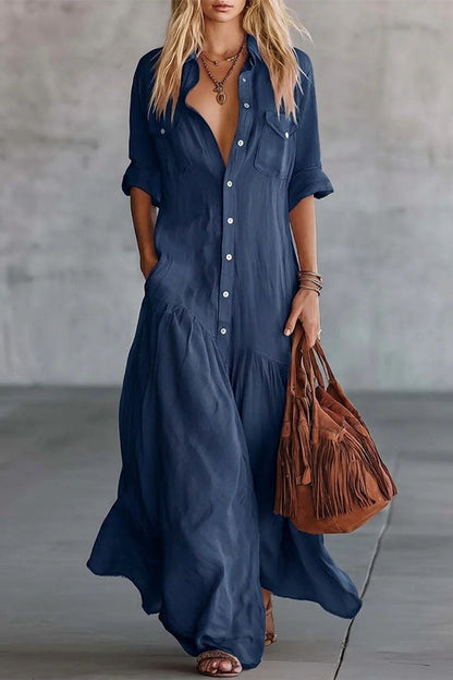 Cloud-Soft Shirt Dress: A Timeless Silhouette