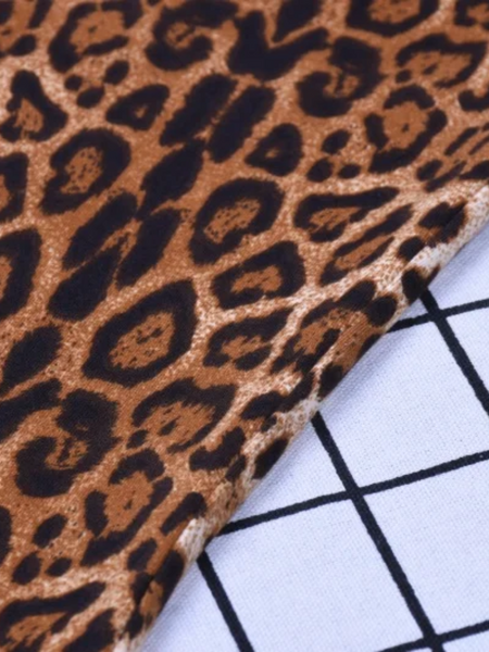 Women's Stylish Leopard Print High Waisted Flared Pants | Ideal for Everyday Wear