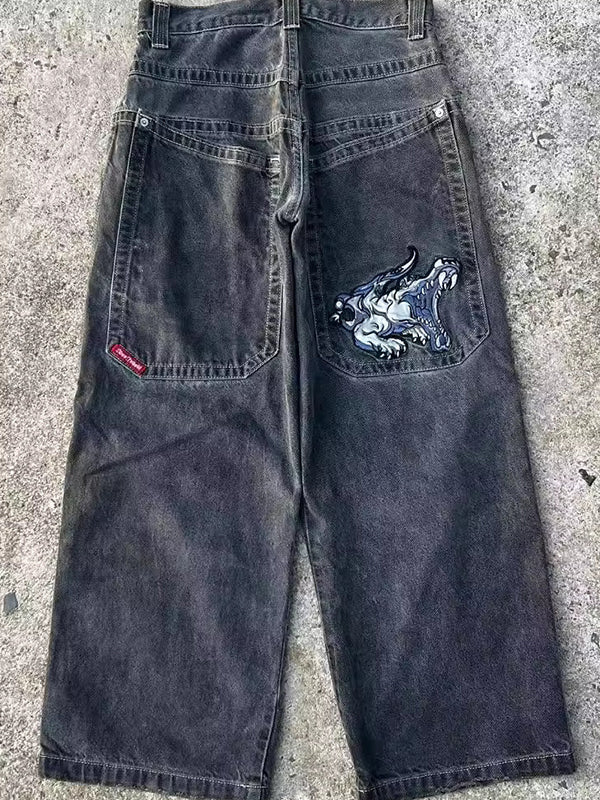 American Retro Hiphop Boyfriend Jeans