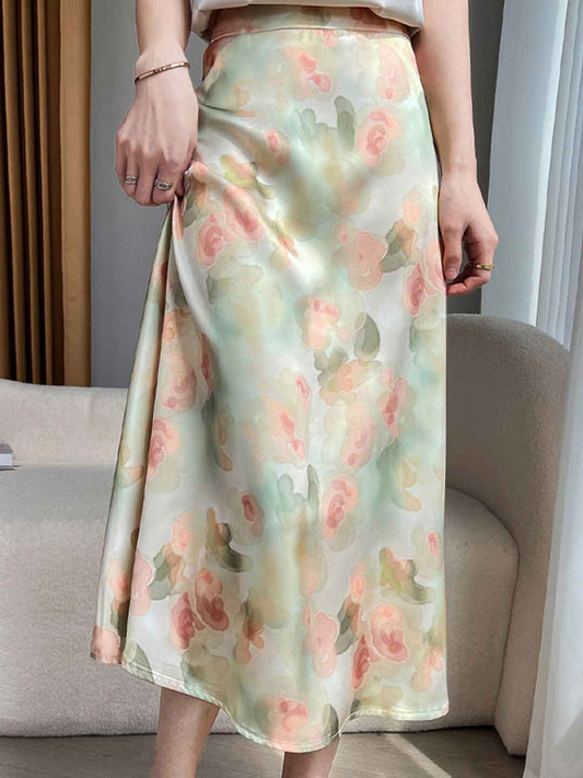 Sophia Vacation A-line Floral Printed Skirt