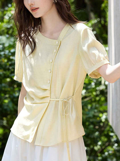 Maya Vacation Tie Textured Shirt