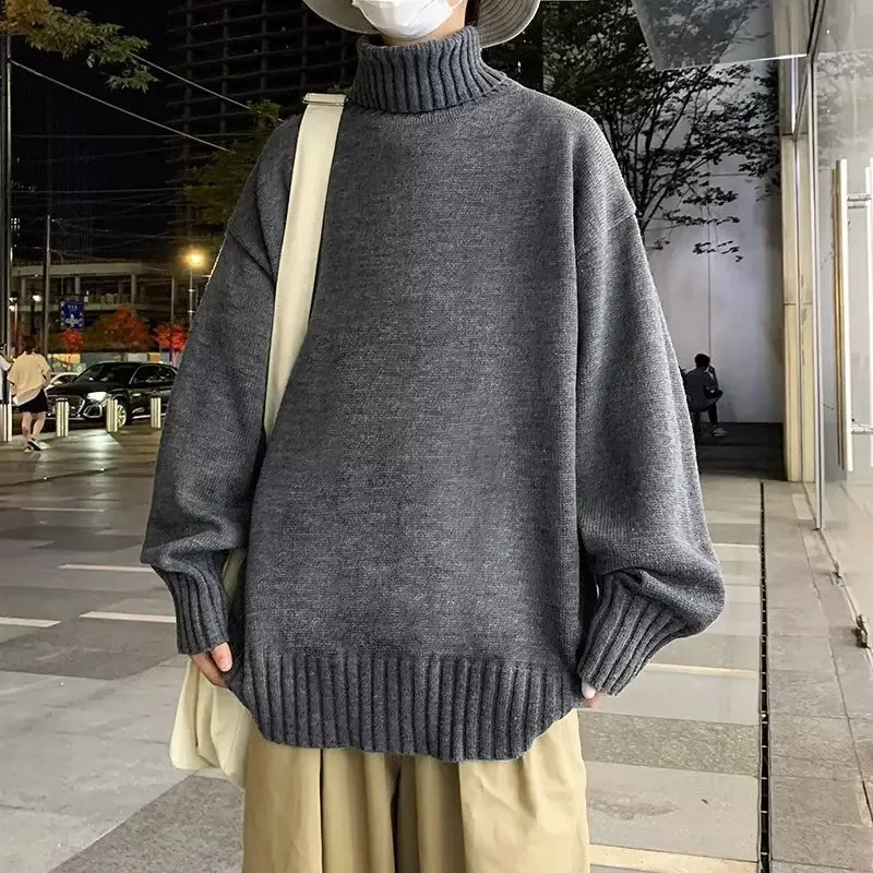 Jersey holgado de punto con cuello alto para mujer | Ideal para otoño/invierno