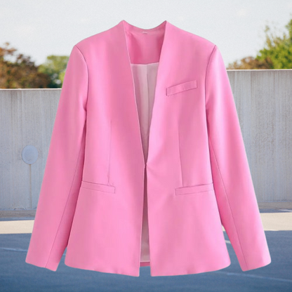 Women's Chic Loose Blazer with Pockets | Great for All Seasons