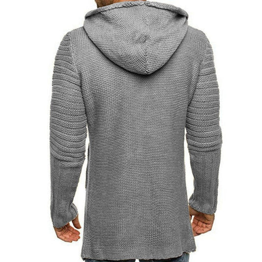 Marc - Long Cardigan with Hood - Casual - Made for - Ideal for Fall/Winter