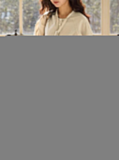 Faith Casual Collar Drawstring Shirt