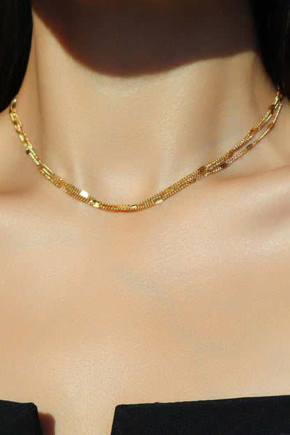 Collar Seraphina bañado en oro