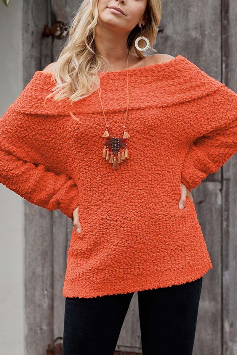 Off Shoulder Sexy Sweaters