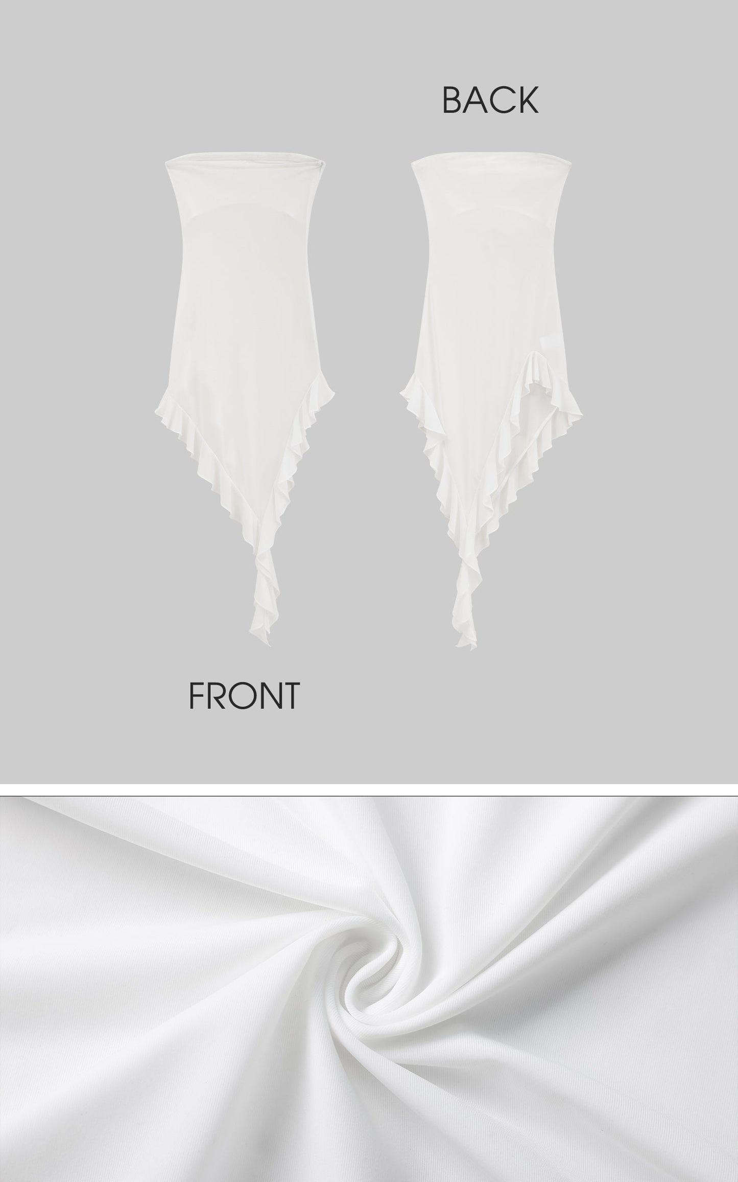 Asymmetric Ruffle Dress