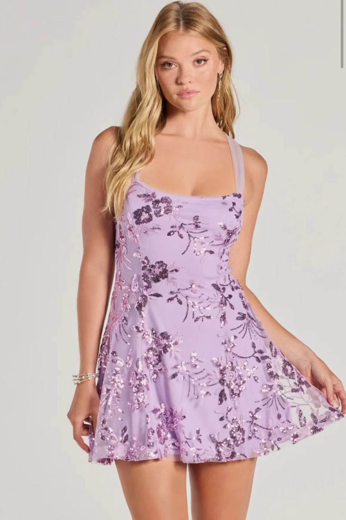 Minivestido de lentejuelas Glam Night