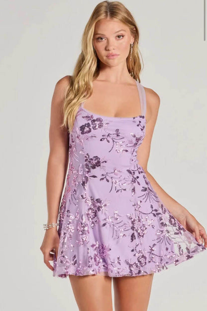 Minivestido de lentejuelas Glam Night