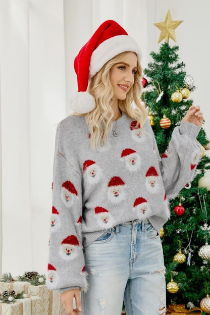 Suéter de punto de Papá Noel 