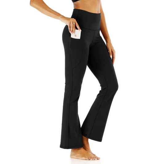 Women's Soft Stretch High Waisted Flared Trousers | Ideal for Everyday Wear