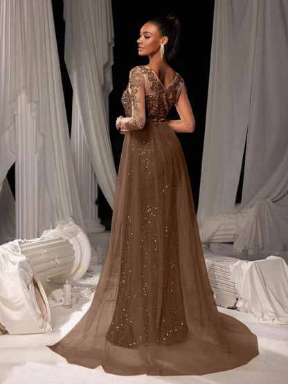 Lace Parties Maxi Dresses