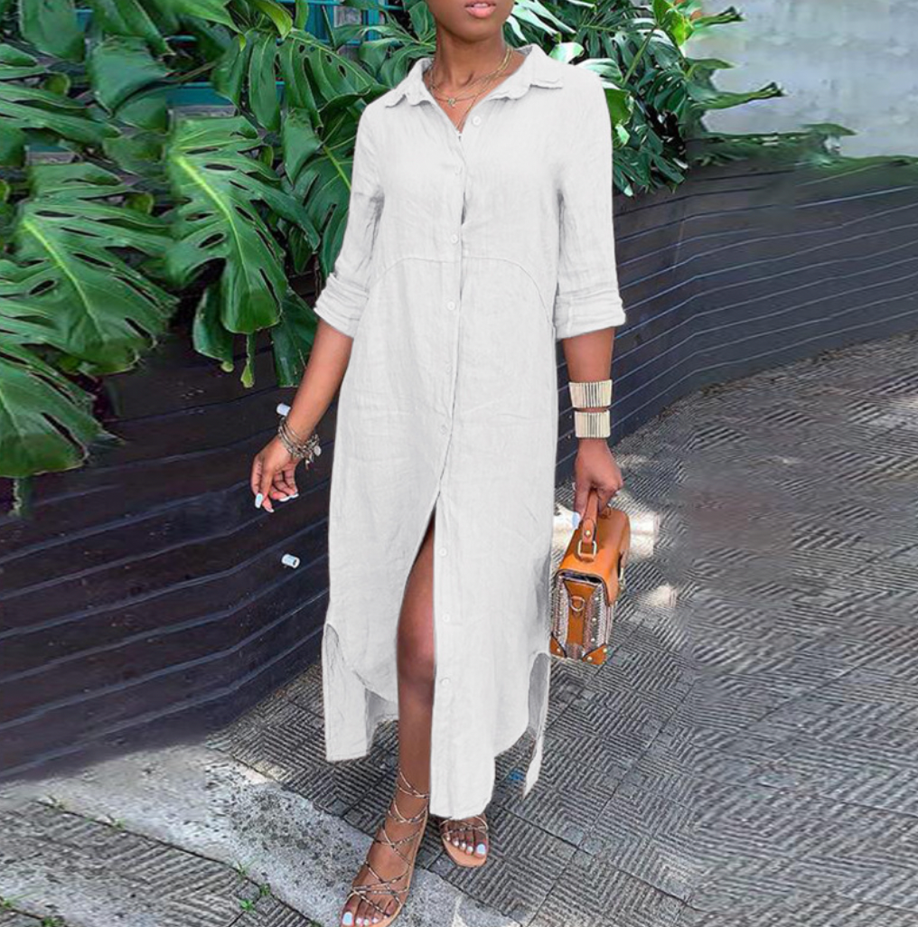 Chic Maxi Summer Dress with Buttons | Great for Casual Days