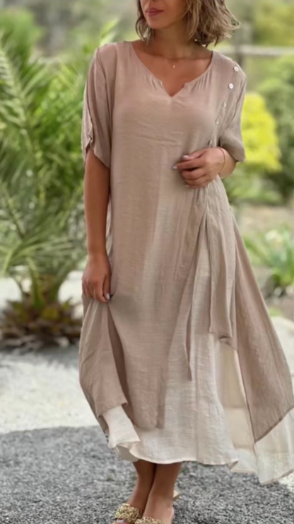 Boho V-Neck Dress | Great for Summer Days
