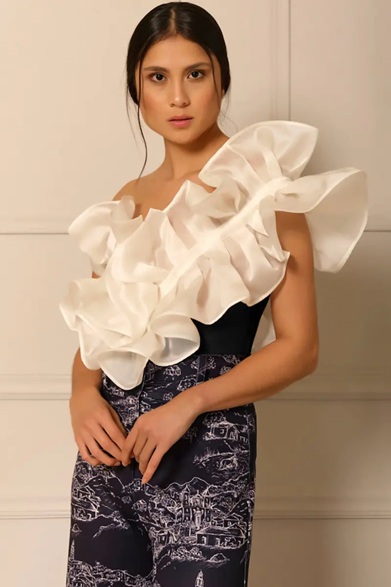 Traje de baño de una pieza retro de malla de encaje