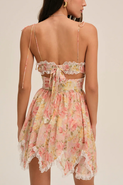 Vestido mini asimétrico Elea