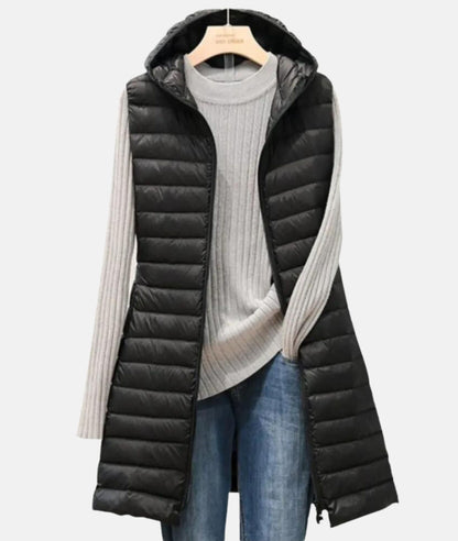 Terrell - Chaqueta larga acolchada ligera - Casual - Estilo moderno - Ideal para el invierno