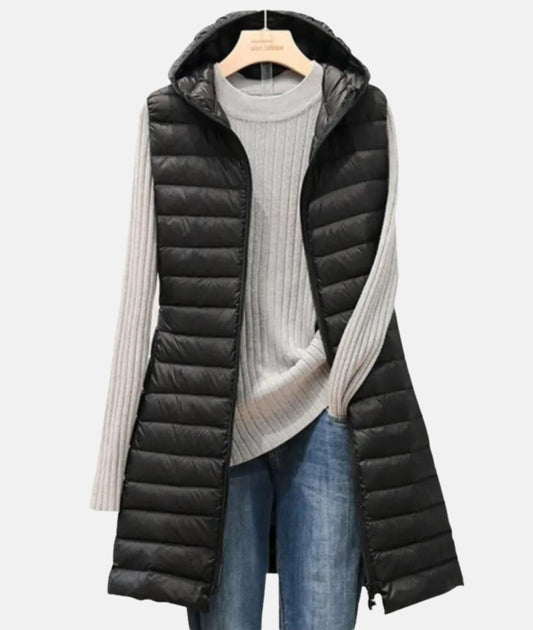 Terrell - Chaqueta larga acolchada ligera - Casual - Estilo moderno - Ideal para el invierno