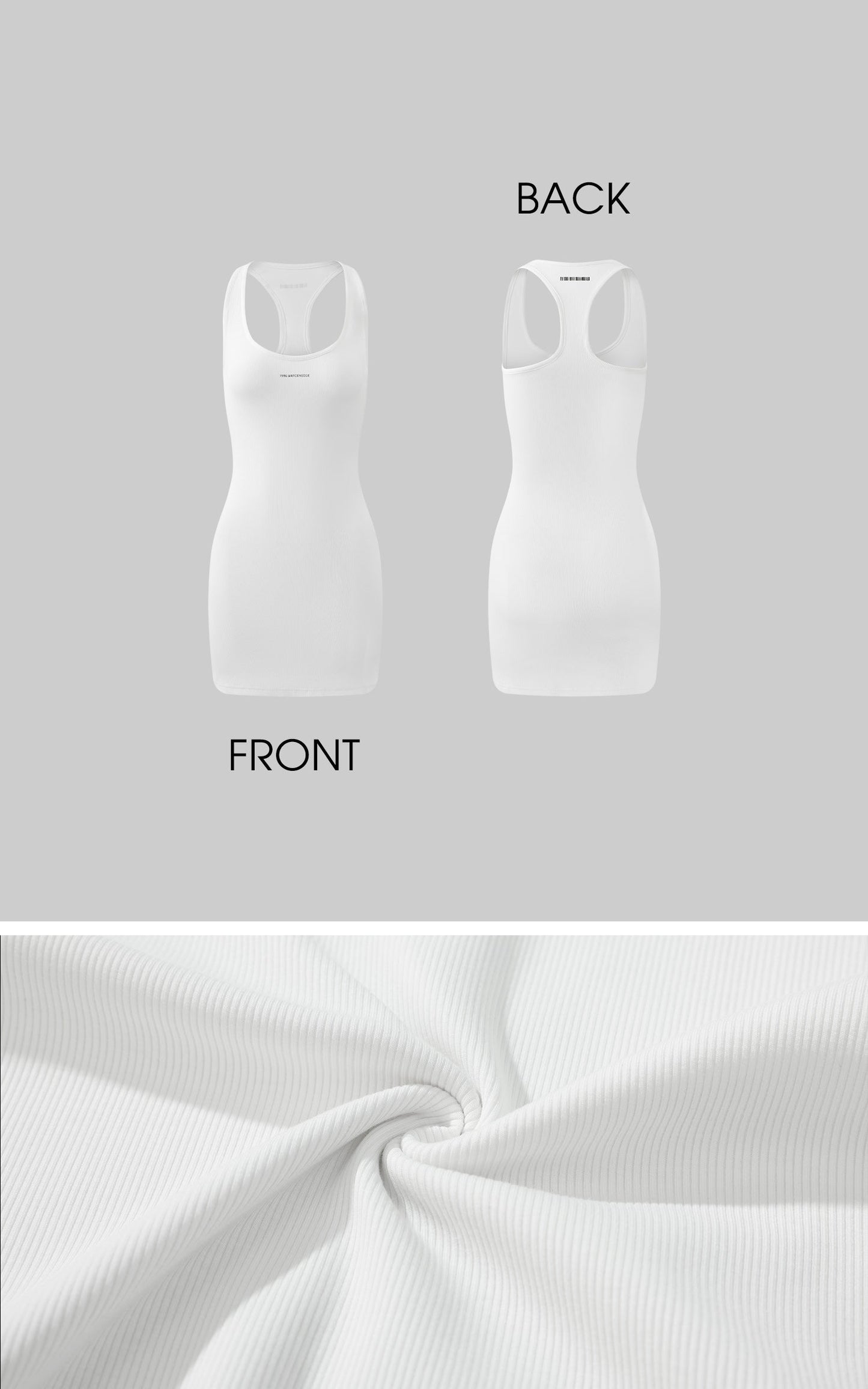 Ribbed Bodycon Tank Dress