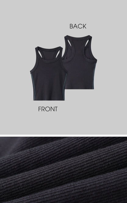 Ribbed Racerback Tank Top