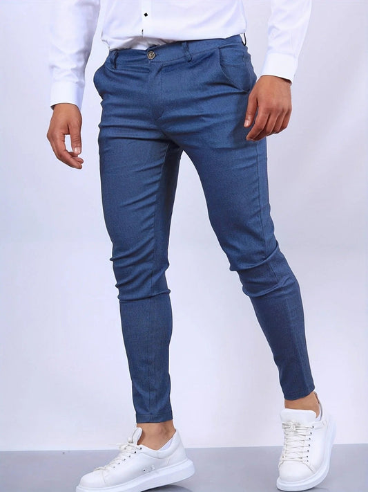 Asher - Pantalones Chinos - Clásicos - Corte entallado - Ideales para Otoño