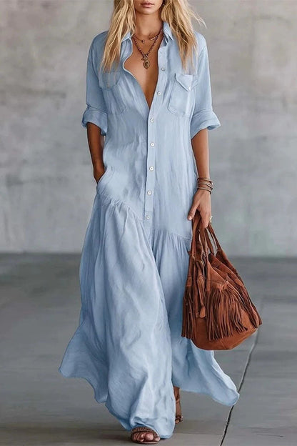 Cloud-Soft Shirt Dress: A Timeless Silhouette
