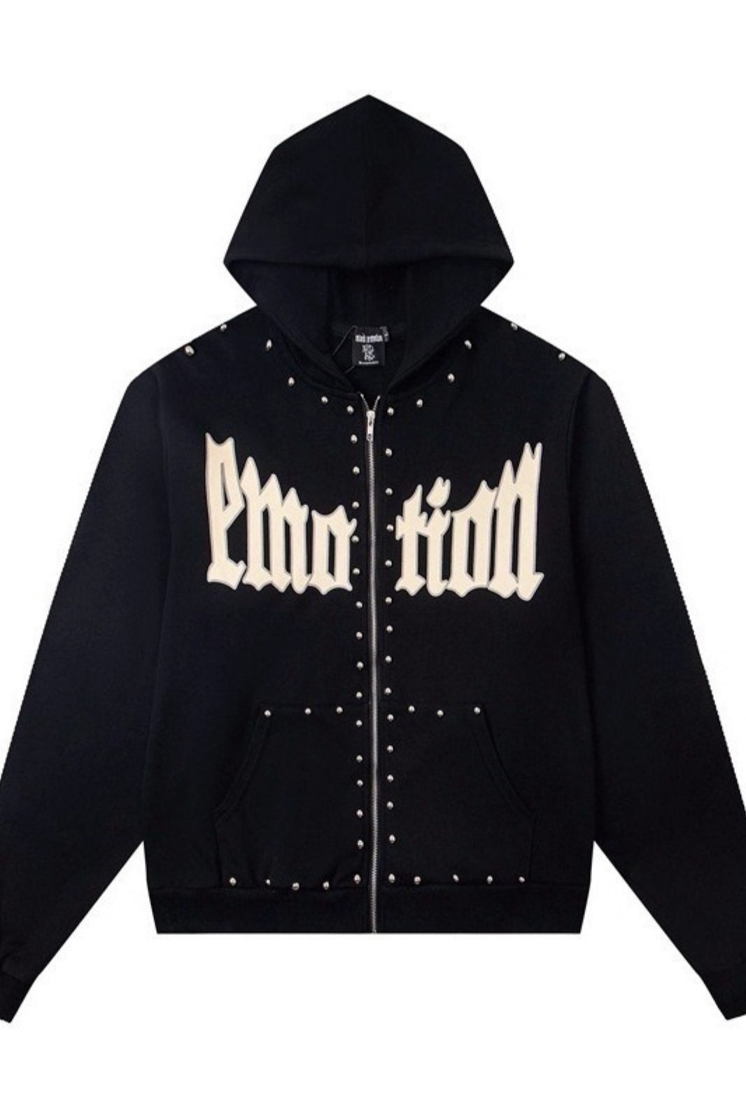 Street Y2K Rhinestone Slim Hoodie