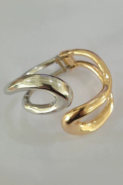 Fashion Alloy Twisted Double Layer Jewelry
