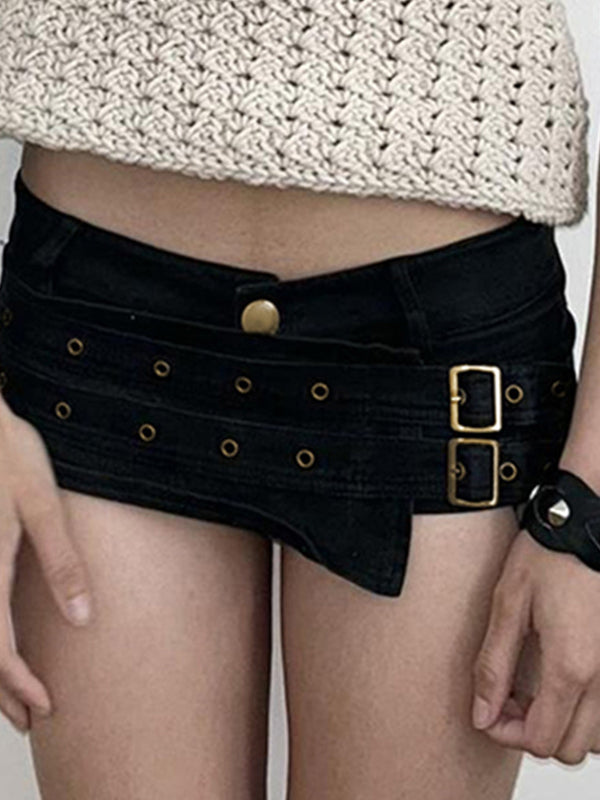 Vintage Low Waist Shorts