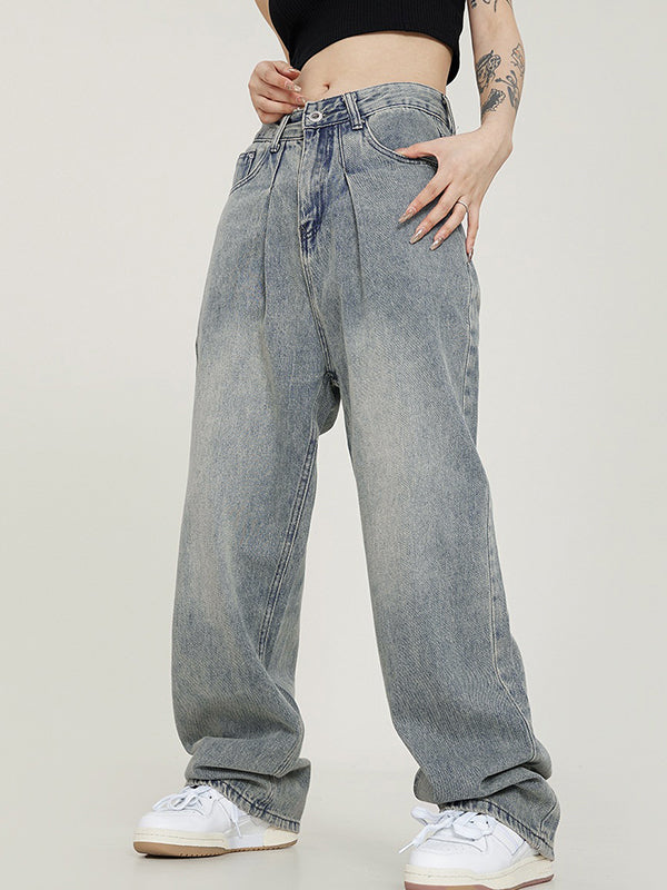Vintage Light Wash Boyfriend Jeans