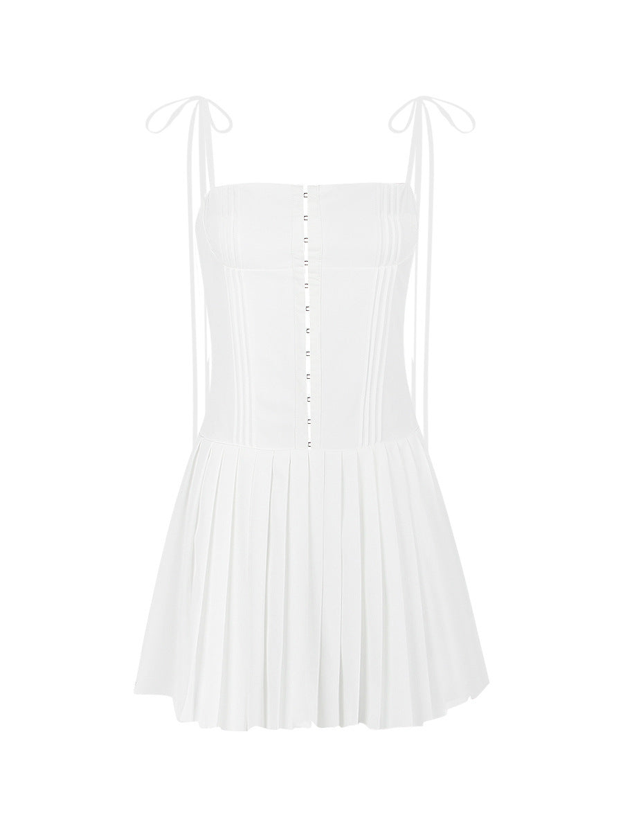 Summer French Strap Dress for Women