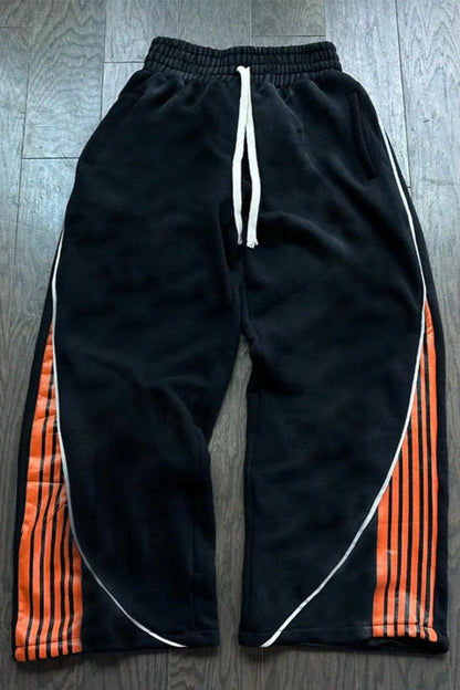 Retro High Street Loose Fit Pants