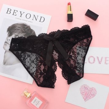 2pack Floral Lace Scallop Trim Panty Set for Women