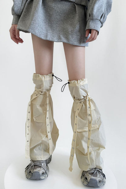 Drawstring Adjustable Cargo Leg Socks