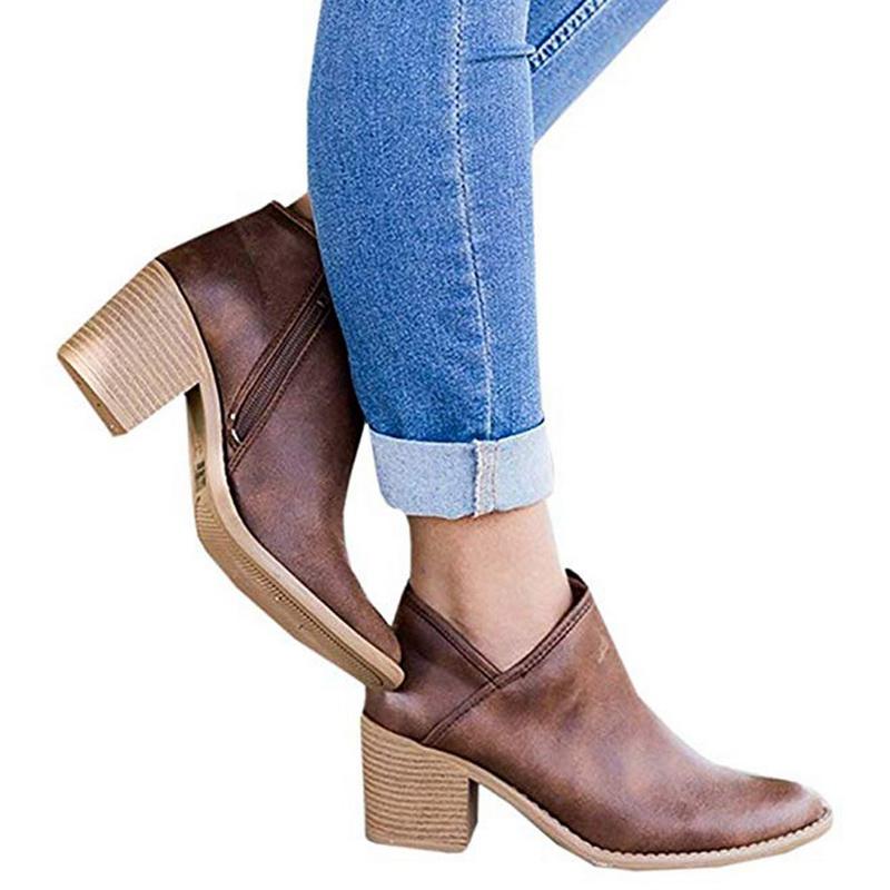 Botas elegantes con tacón para mujer | Ideales para el día a día