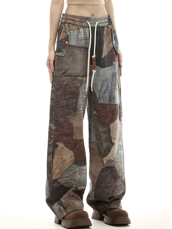 High Street Distressed Straight Leg Boyfriend Jeans