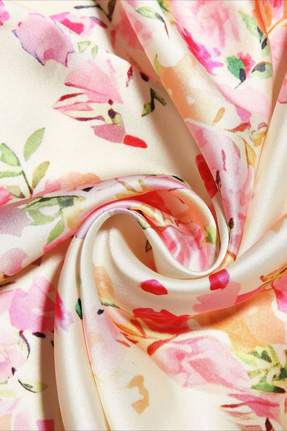 Off Shoulder Backless Maxi Floral Dress