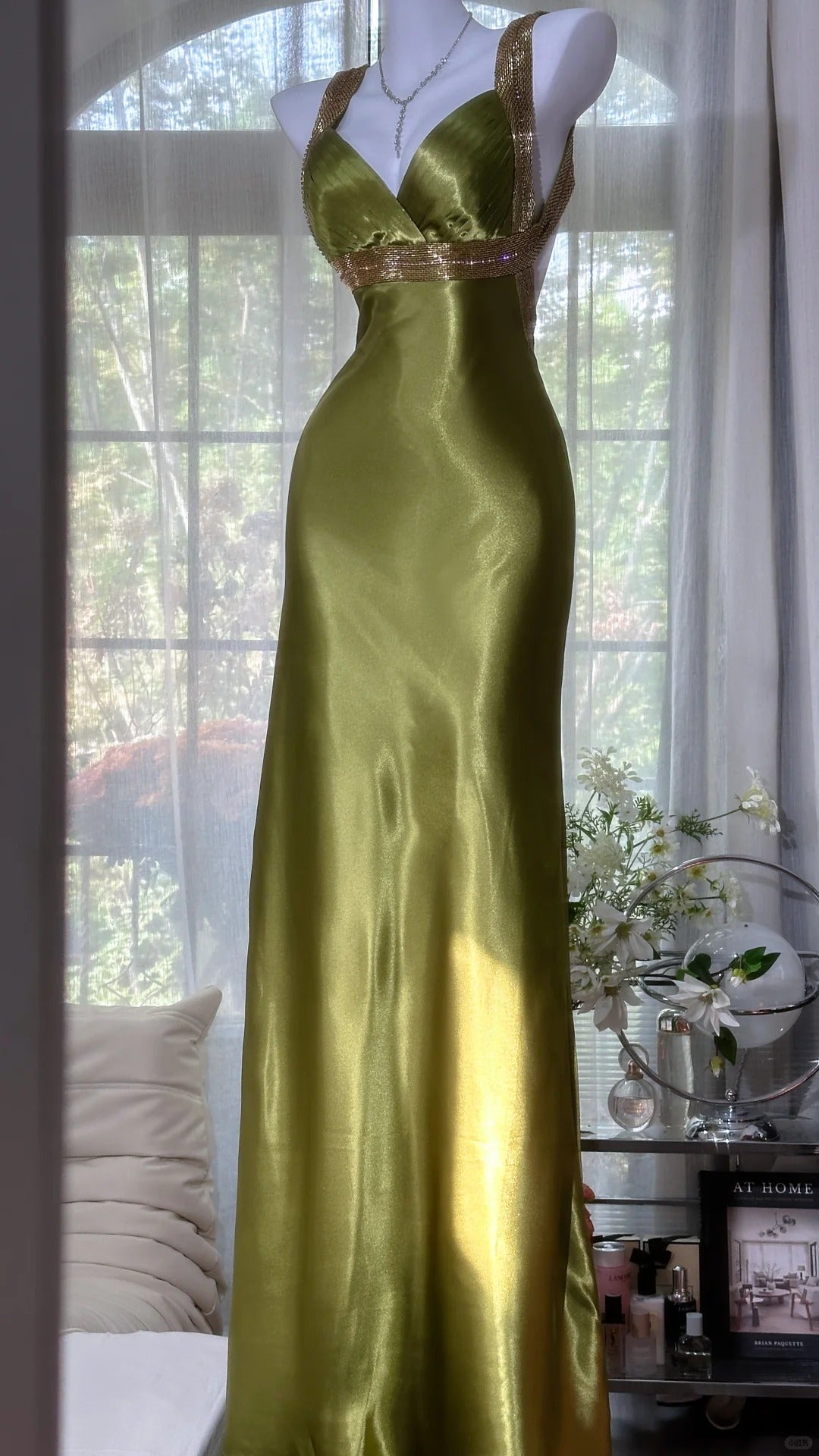 Lilah Dark Maxi Dress