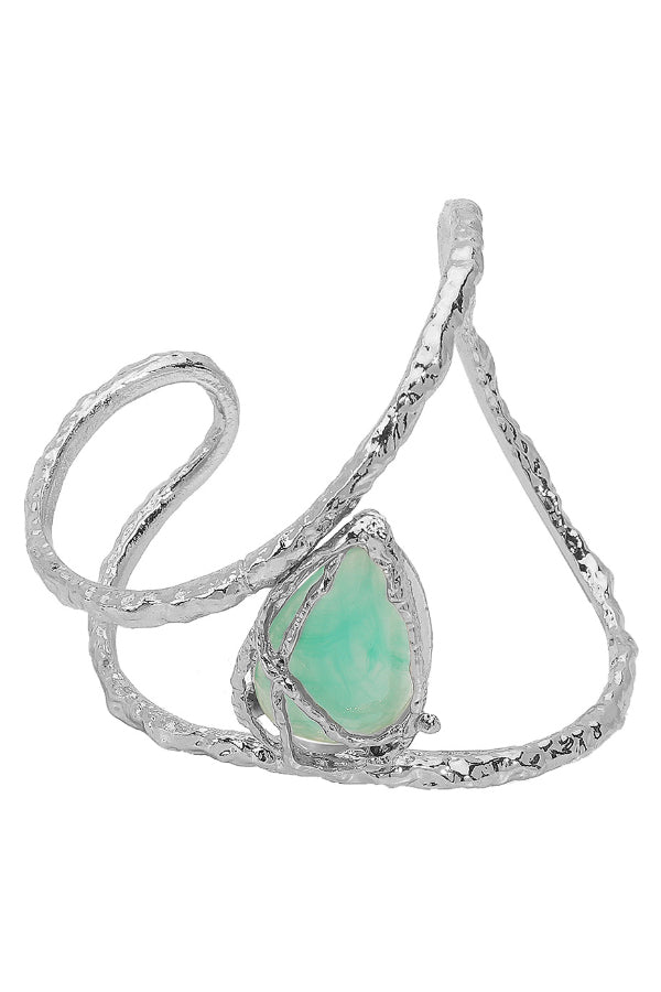 Fashionable Lava Texture Irregular Opening Bracelet