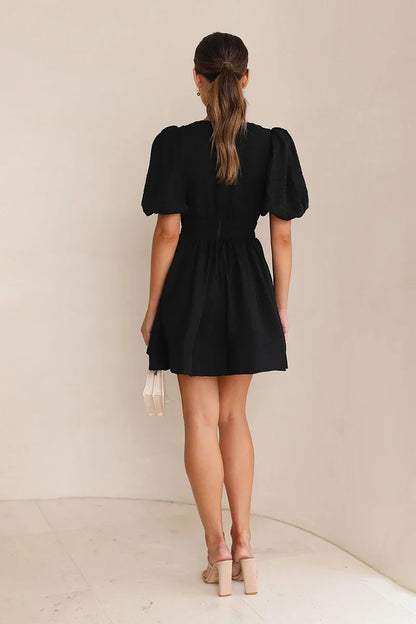 Vestido mini Erin - Negro