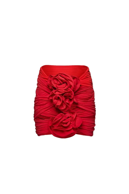 Conjunto de traje de baño con apliques florales