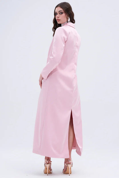 French Chic Knee-Length Overcoat