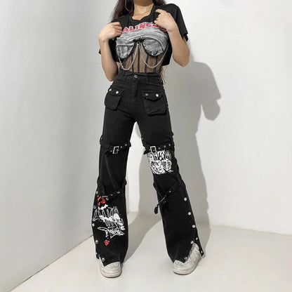 Print Street Style Pants