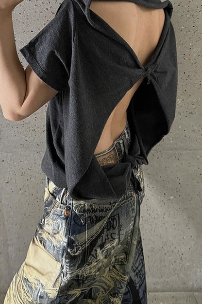 Punk Grunge Graphic Print Pants